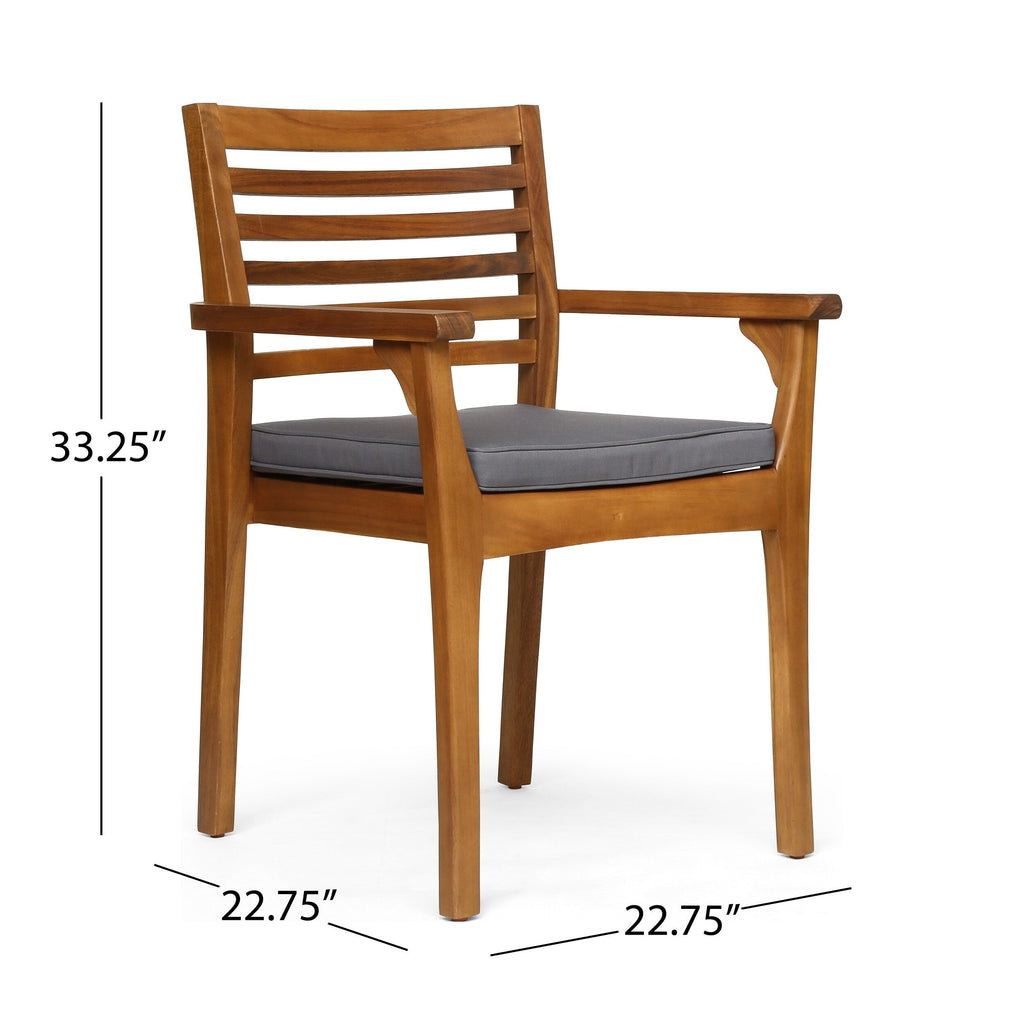 Ensemble de salle à manger d'extérieur Atlantic 8 places en bois d'acacia par Christopher Knight Home