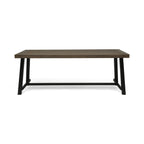 Ensemble de salle à manger d'extérieur Atlantic 8 places en bois d'acacia par Christopher Knight Home