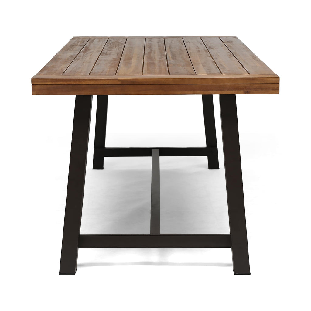 Ensemble de salle à manger d'extérieur Atlantic 8 places en bois d'acacia par Christopher Knight Home