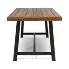 Ensemble de salle à manger d'extérieur Atlantic 8 places en bois d'acacia par Christopher Knight Home