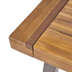 Ensemble de salle à manger d'extérieur Atlantic 8 places en bois d'acacia par Christopher Knight Home