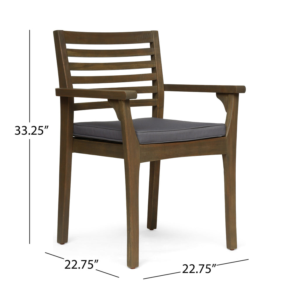 Ensemble de salle à manger d'extérieur Atlantic 8 places en bois d'acacia par Christopher Knight Home