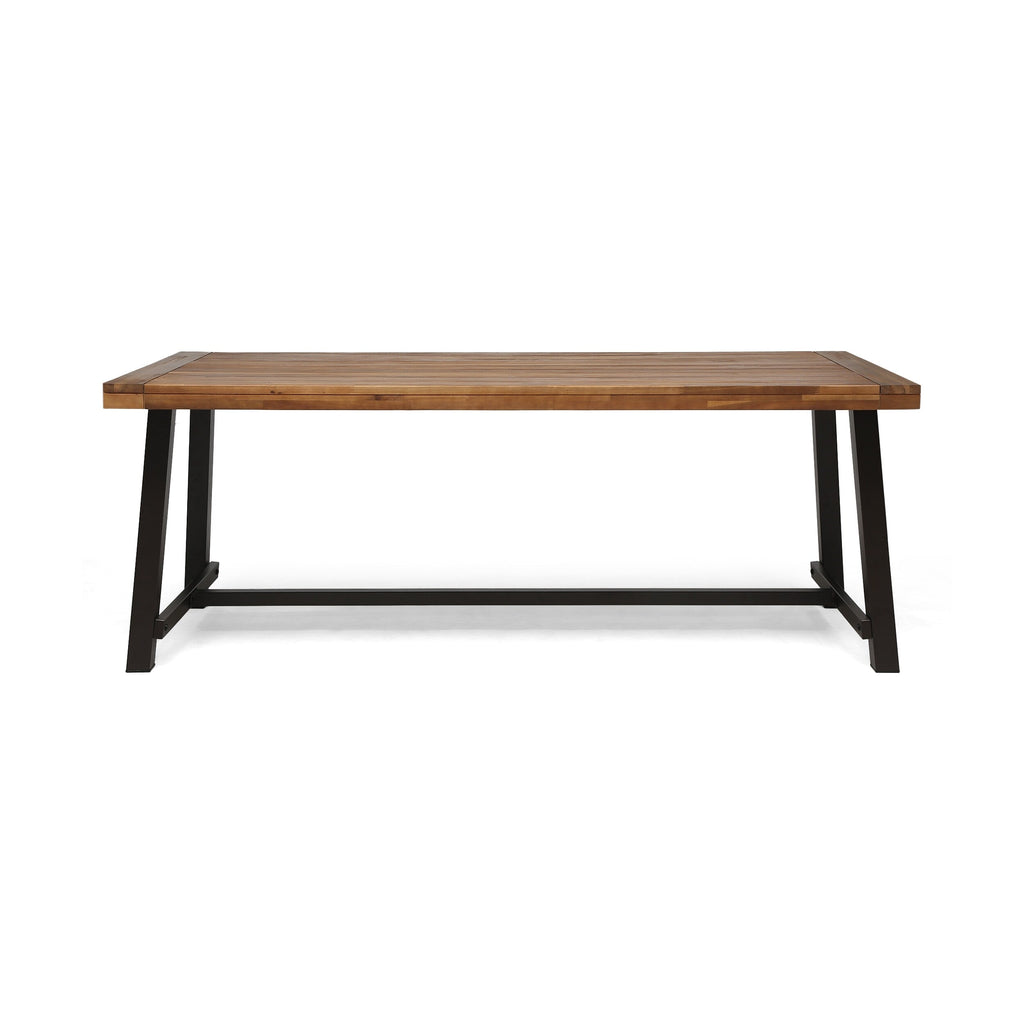 Ensemble de salle à manger d'extérieur Atlantic 8 places en bois d'acacia par Christopher Knight Home