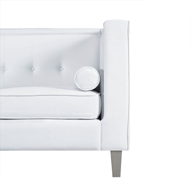 Canapé pour salon, canapé du milieu du siècle, coussin capitonné, pieds en bois massif, pour salon, chambre à coucher, confortable