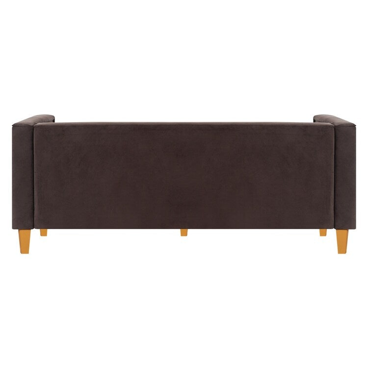 Canapé pour salon, canapé du milieu du siècle, coussin capitonné, pieds en bois massif, pour salon, chambre à coucher, confortable