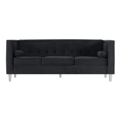 Canapé pour salon, canapé du milieu du siècle, coussin capitonné, pieds en bois massif, pour salon, chambre à coucher, confortable
