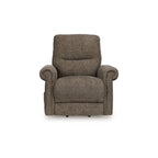 Fauteuil inclinable releveur électrique Auro, massage thermique, polyester marron taupe