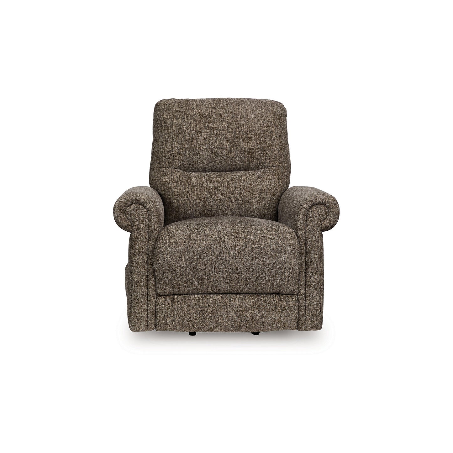 Fauteuil inclinable releveur électrique Auro, massage thermique, polyester marron taupe
