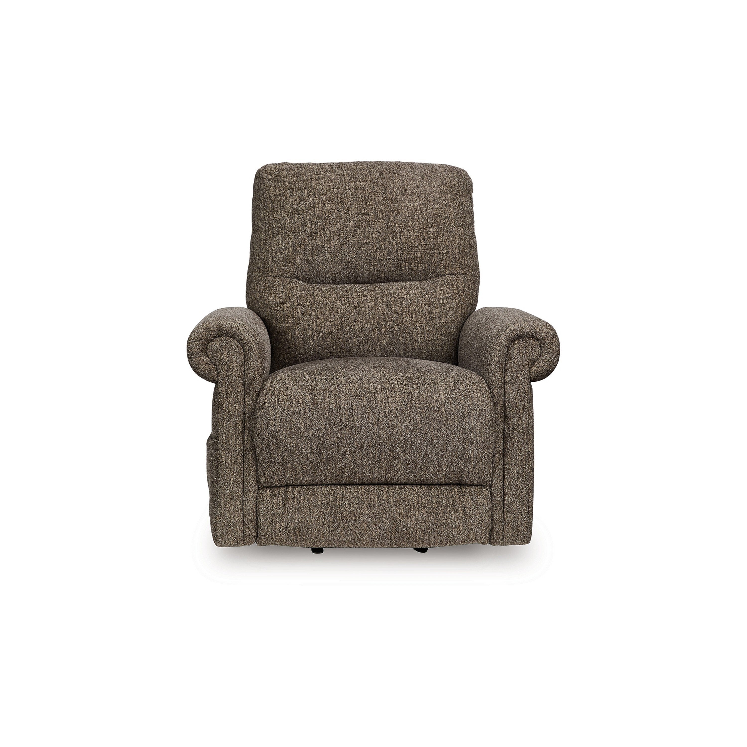 Fauteuil inclinable releveur électrique Auro, massage thermique, polyester marron taupe