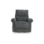 Fauteuil inclinable électrique Auro, chauffant et massant, 99 cm, polyester gris