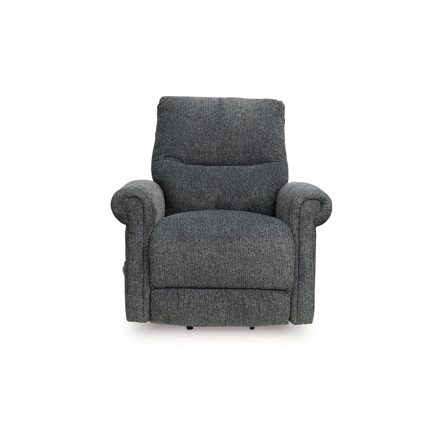 Fauteuil inclinable électrique Auro, chauffant et massant, 99 cm, polyester gris
