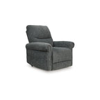 Fauteuil inclinable électrique Auro, chauffant et massant, 99 cm, polyester gris