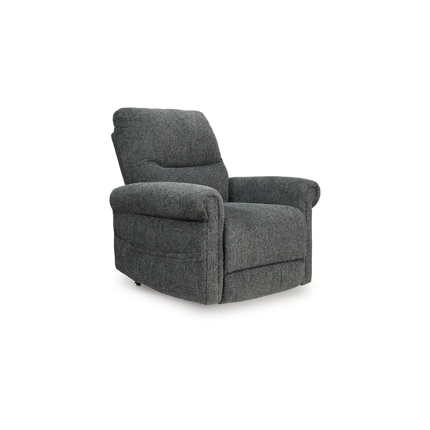 Fauteuil inclinable électrique Auro, chauffant et massant, 99 cm, polyester gris