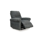 Fauteuil inclinable électrique Auro, chauffant et massant, 99 cm, polyester gris