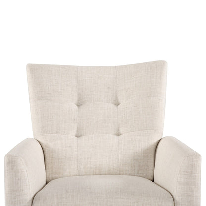 Fauteuil inclinable manuel confortable Aurora avec base en bois
