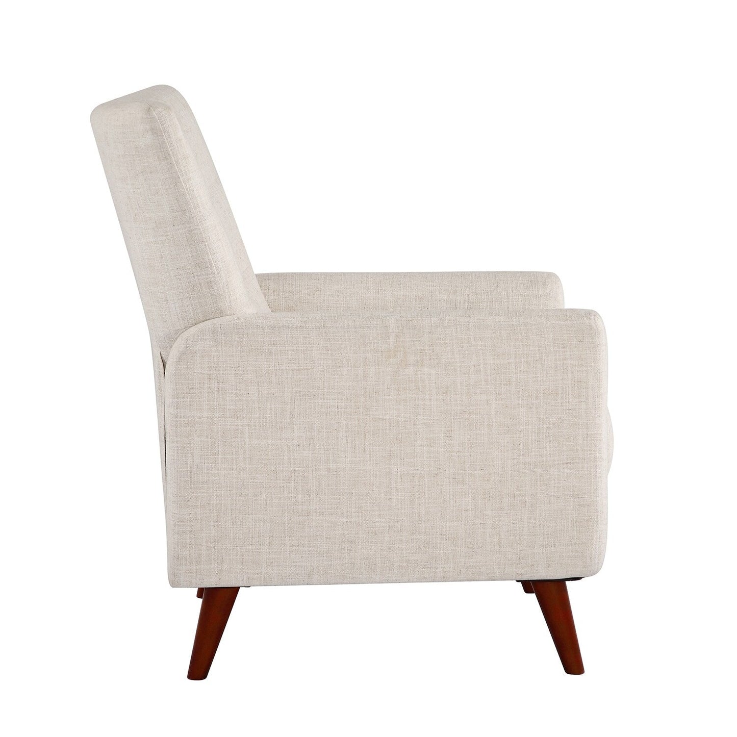 Fauteuil inclinable manuel confortable Aurora avec base en bois