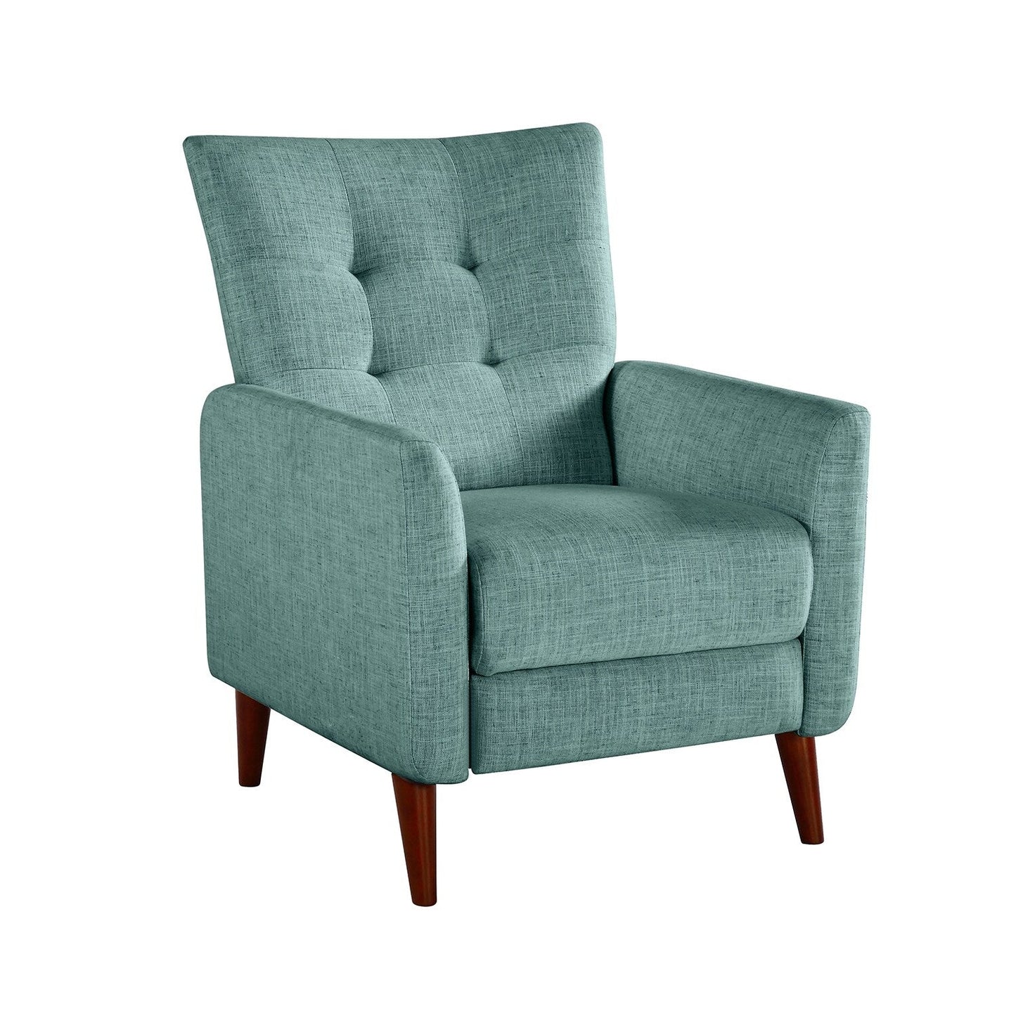 Fauteuil inclinable manuel confortable Aurora avec base en bois