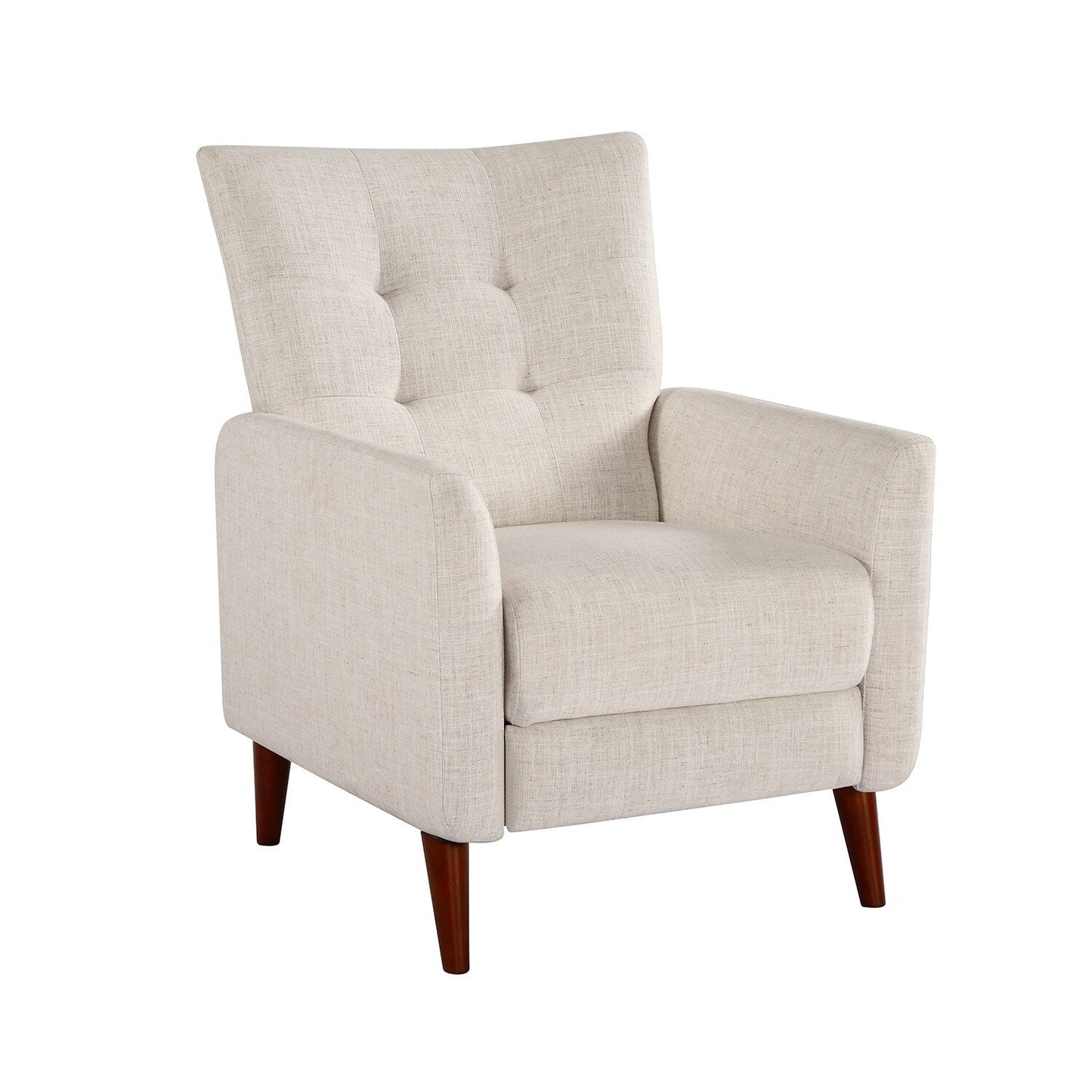 Fauteuil inclinable manuel confortable Aurora avec base en bois