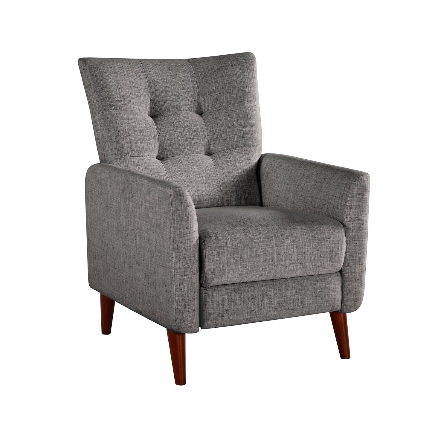 Fauteuil inclinable manuel confortable Aurora avec base en bois