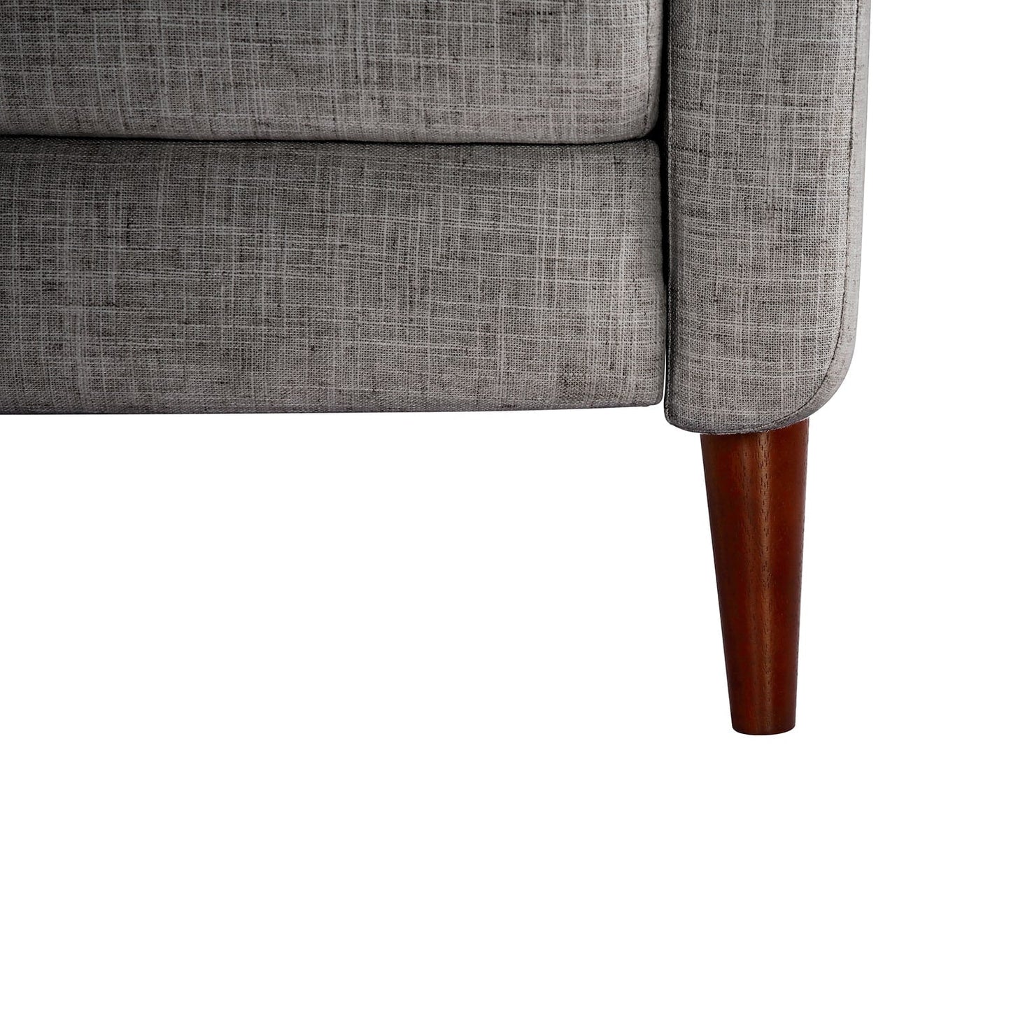 Fauteuil inclinable manuel confortable Aurora avec base en bois