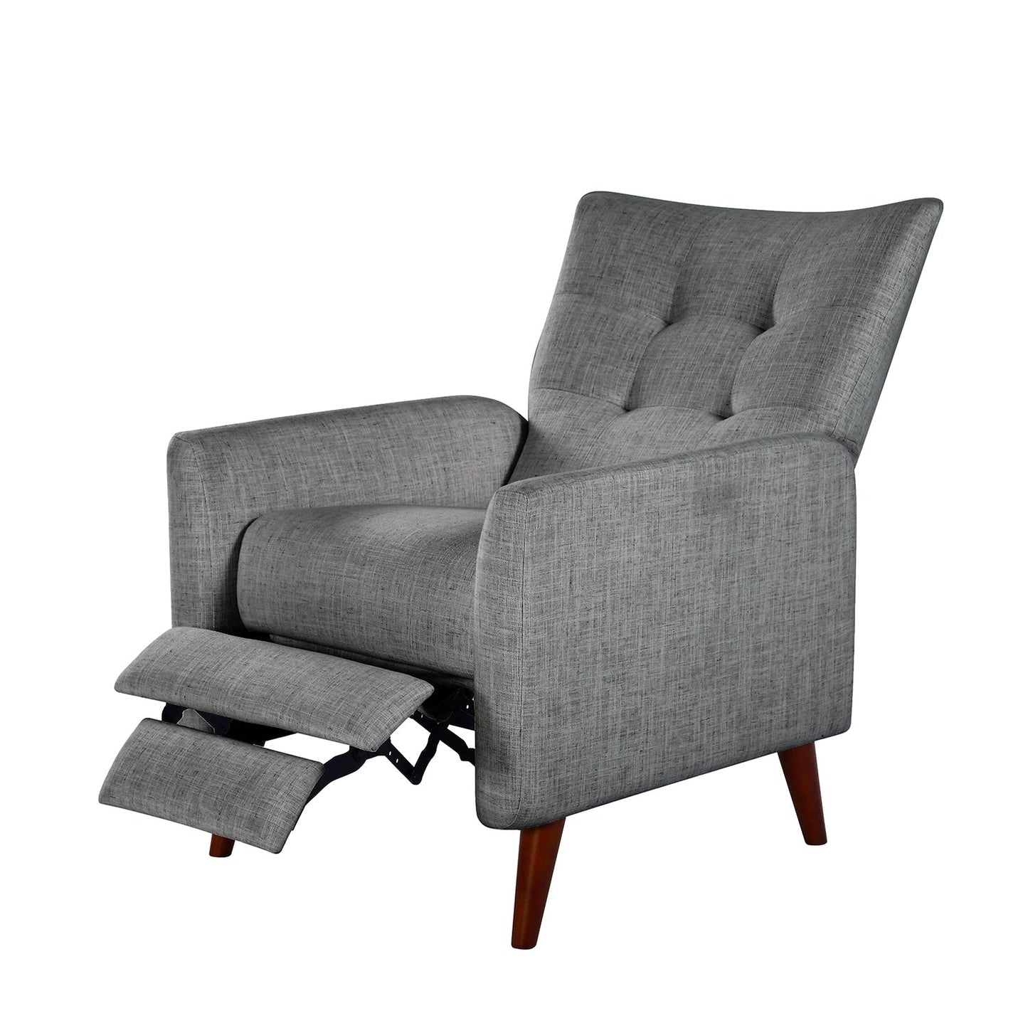 Fauteuil inclinable manuel confortable Aurora avec base en bois