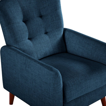 Fauteuil inclinable manuel confortable Aurora avec base en bois