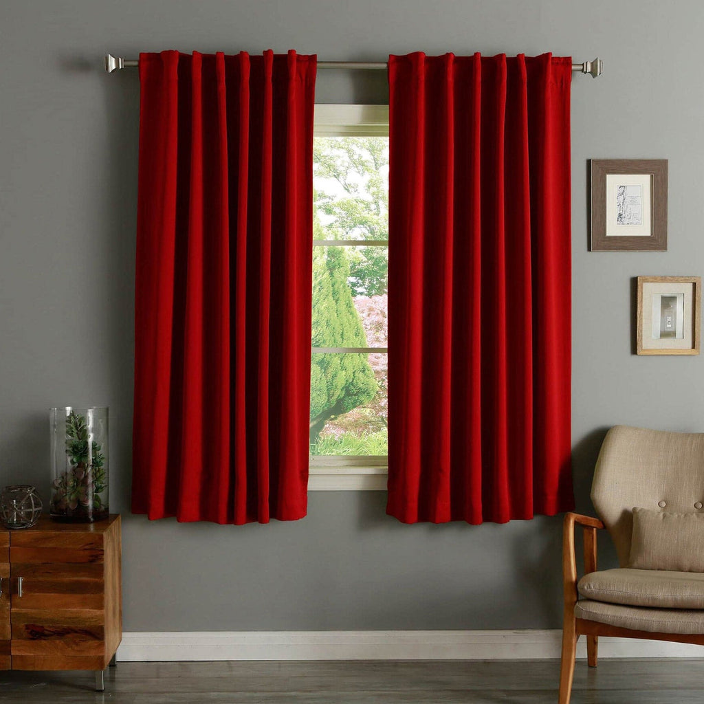 Paire de rideaux occultants isolants thermiques Aurora Home de 63 pouces