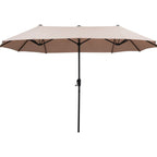 Autlaycil 13Ft Retangle Patio Umbrella Extra-Large Outdoor Umbrella No Base