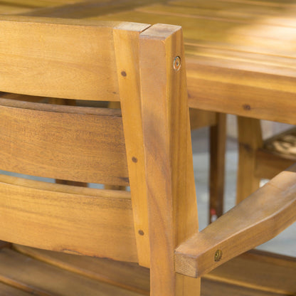 Ensemble de salle à manger d'extérieur 7 pièces en acacia Avon par Christopher Knight Home