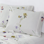 Parure de draps à poches profondes en satin de coton biologique Azores Home 300 fils