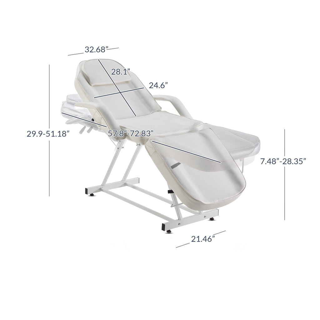 Chaise de table réglable BELLAVIE pour salon, lit, spa, tatouage