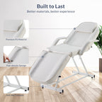 Chaise de table réglable BELLAVIE pour salon, lit, spa, tatouage