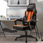Chaise de jeu de style course BOSSIN, chaise de jeu grande et grande de 300 lb, chaise d'ordinateur à dossier haut