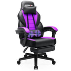 Chaise de jeu de style course BOSSIN, chaise de jeu grande et grande de 300 lb, chaise d'ordinateur à dossier haut