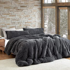 Couette surdimensionnée en peluche originale Coma Inducer® en charbon de bois