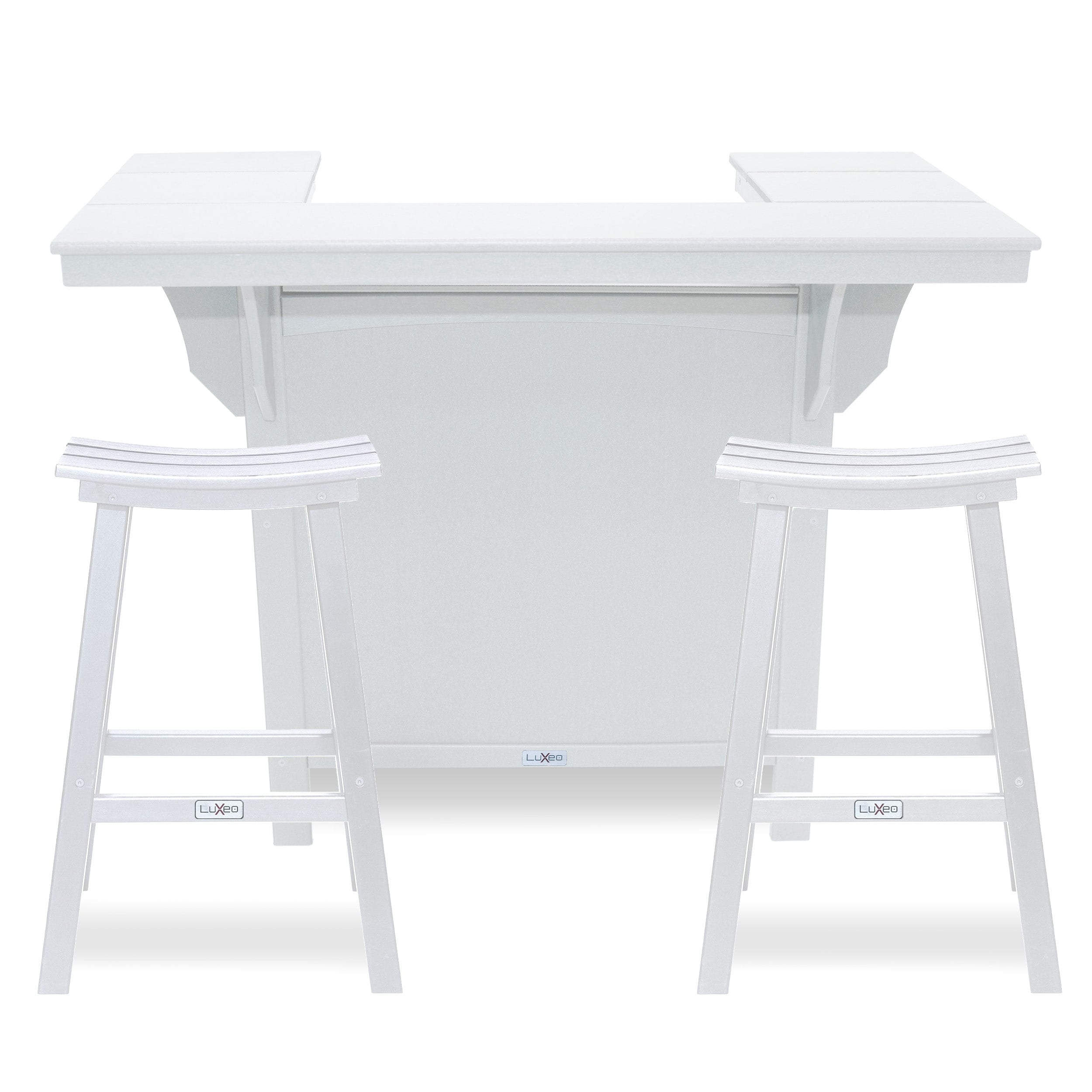 Ensemble de 3 pièces pour comptoir de bar LuXeo Bailey-Cabo