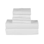 Ensemble de draps Smart Pocket 6 pièces en rayonne de bambou, 1 800 fils au pouce carré
