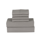 Ensemble de draps Smart Pocket 6 pièces en rayonne de bambou, 1 800 fils au pouce carré