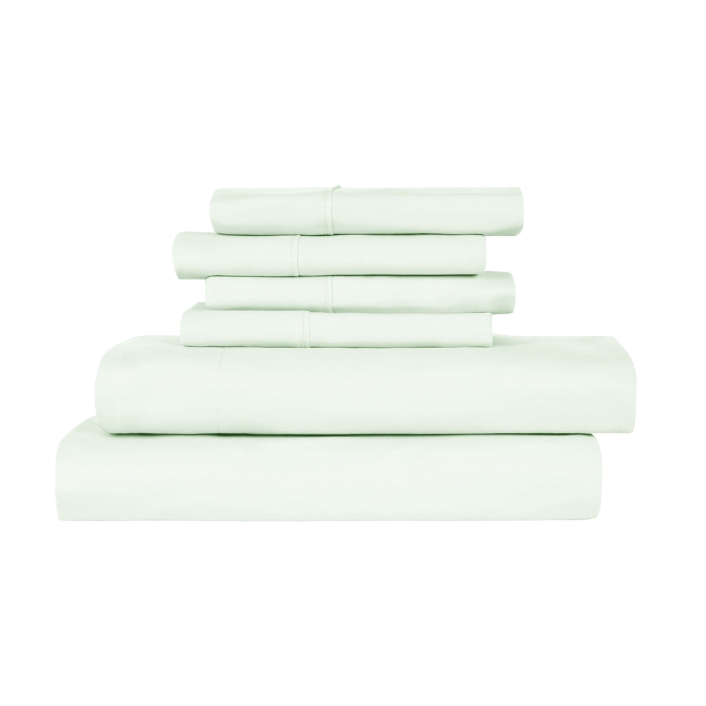 Ensemble de draps de luxe 6 pièces en bambou