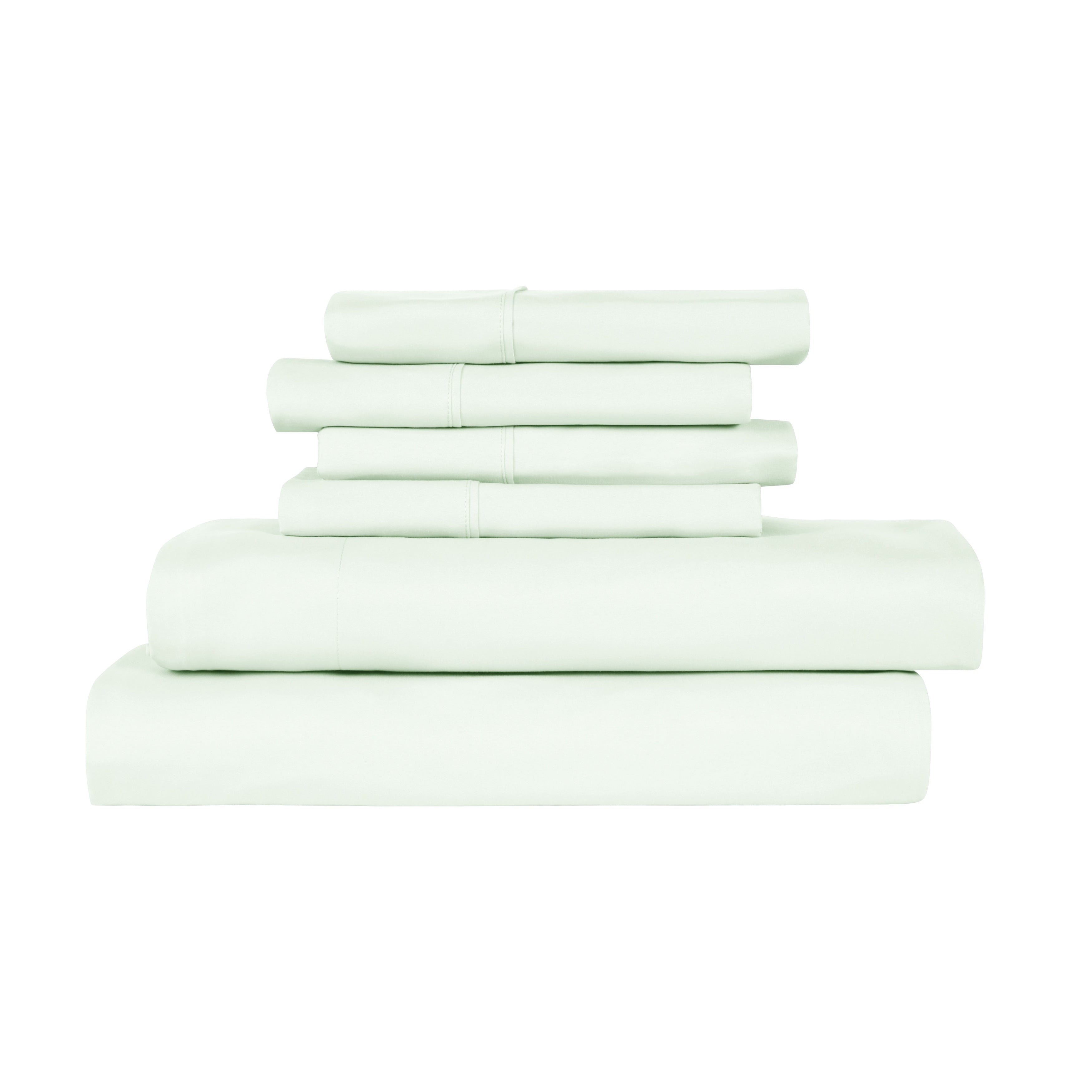 Ensemble de draps de luxe 6 pièces en bambou