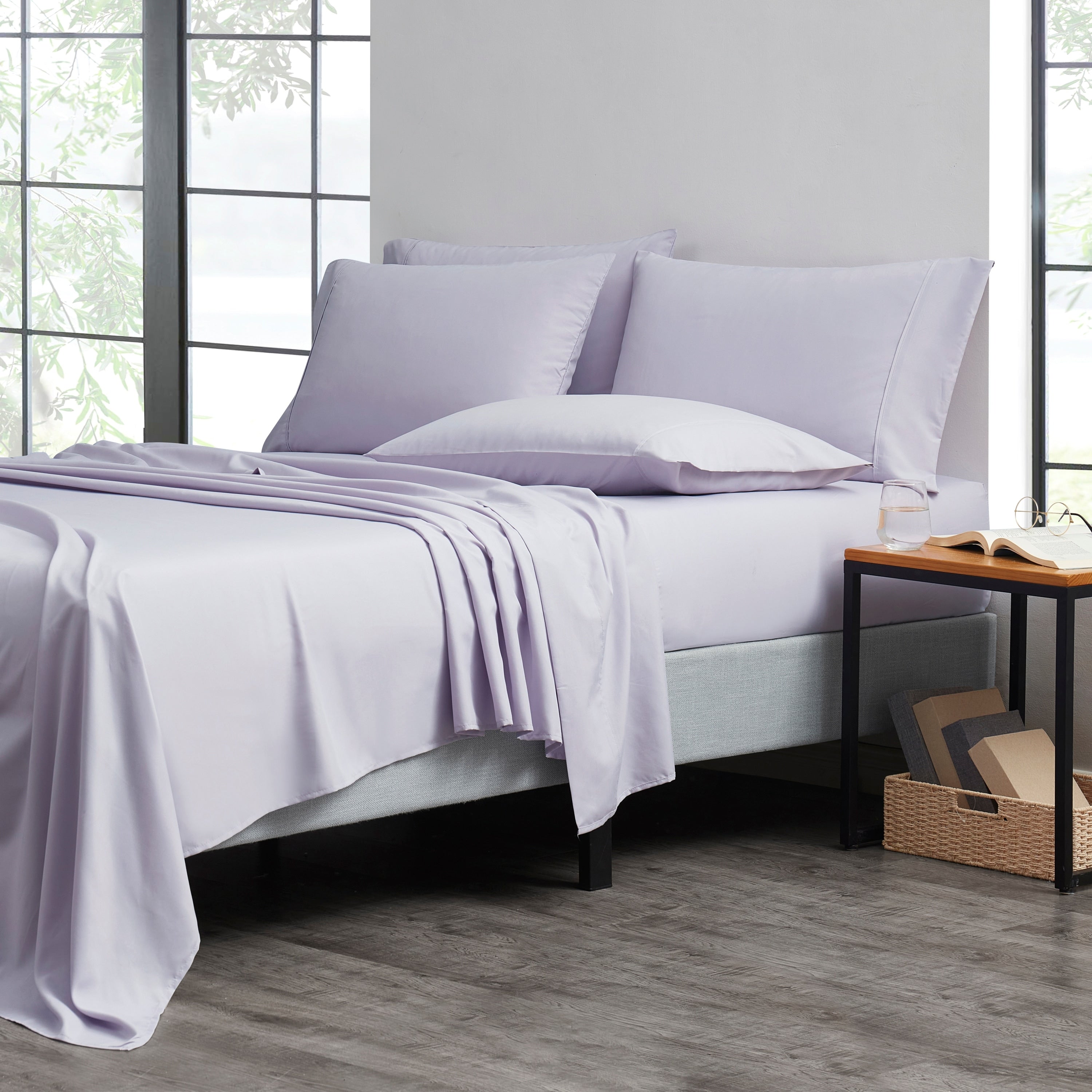 Ensemble de draps de luxe 6 pièces en bambou