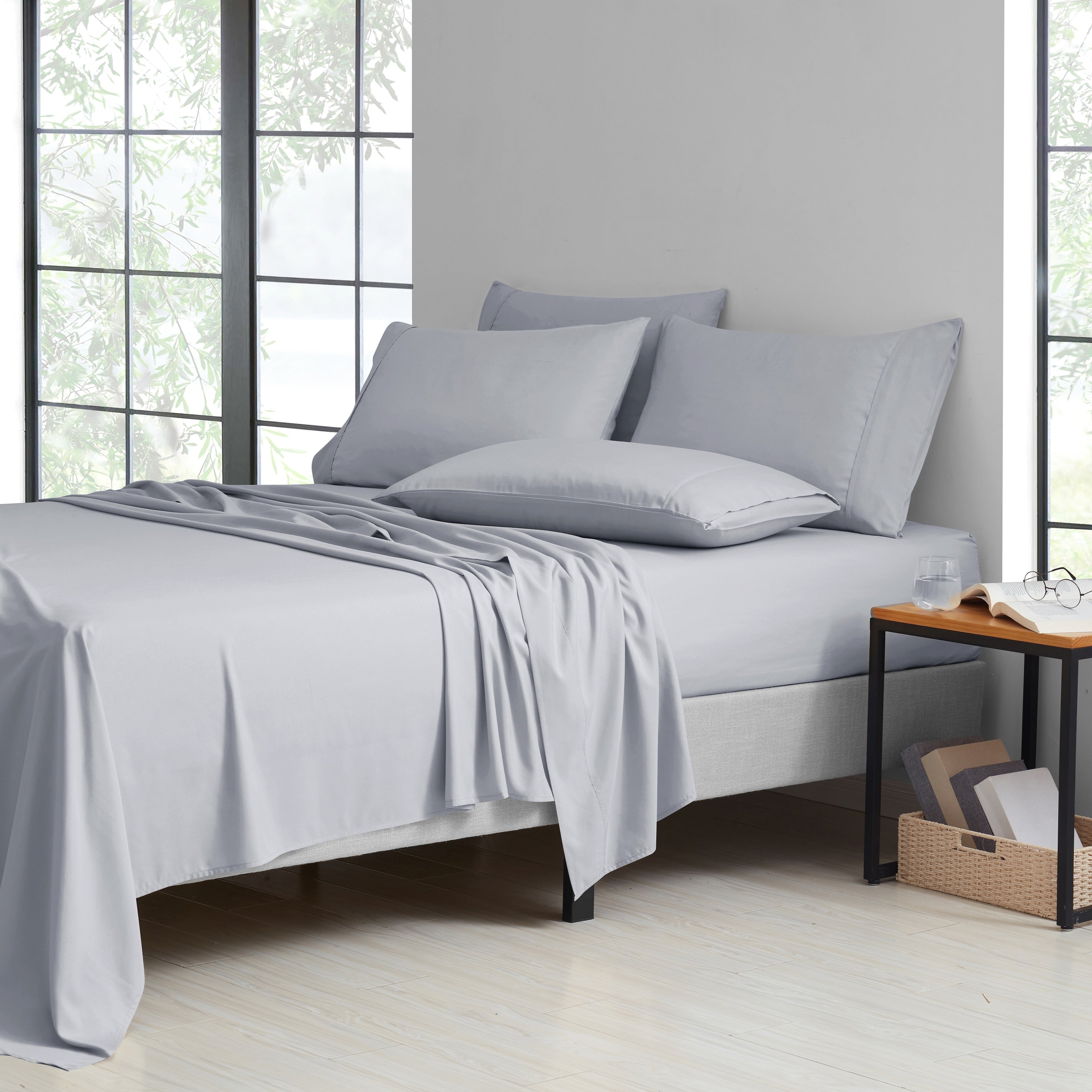 Ensemble de draps de luxe 6 pièces en bambou