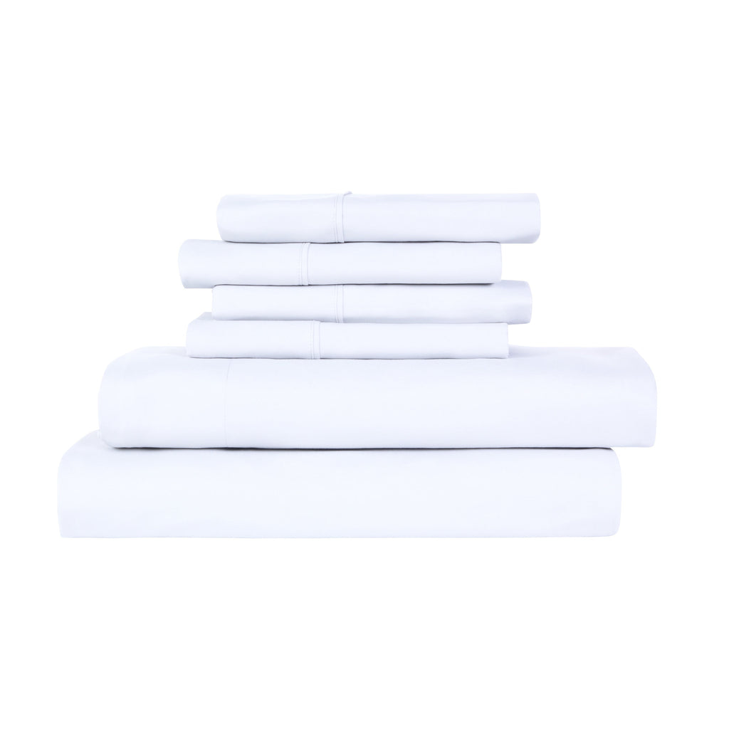 Ensemble de draps de luxe 6 pièces en bambou