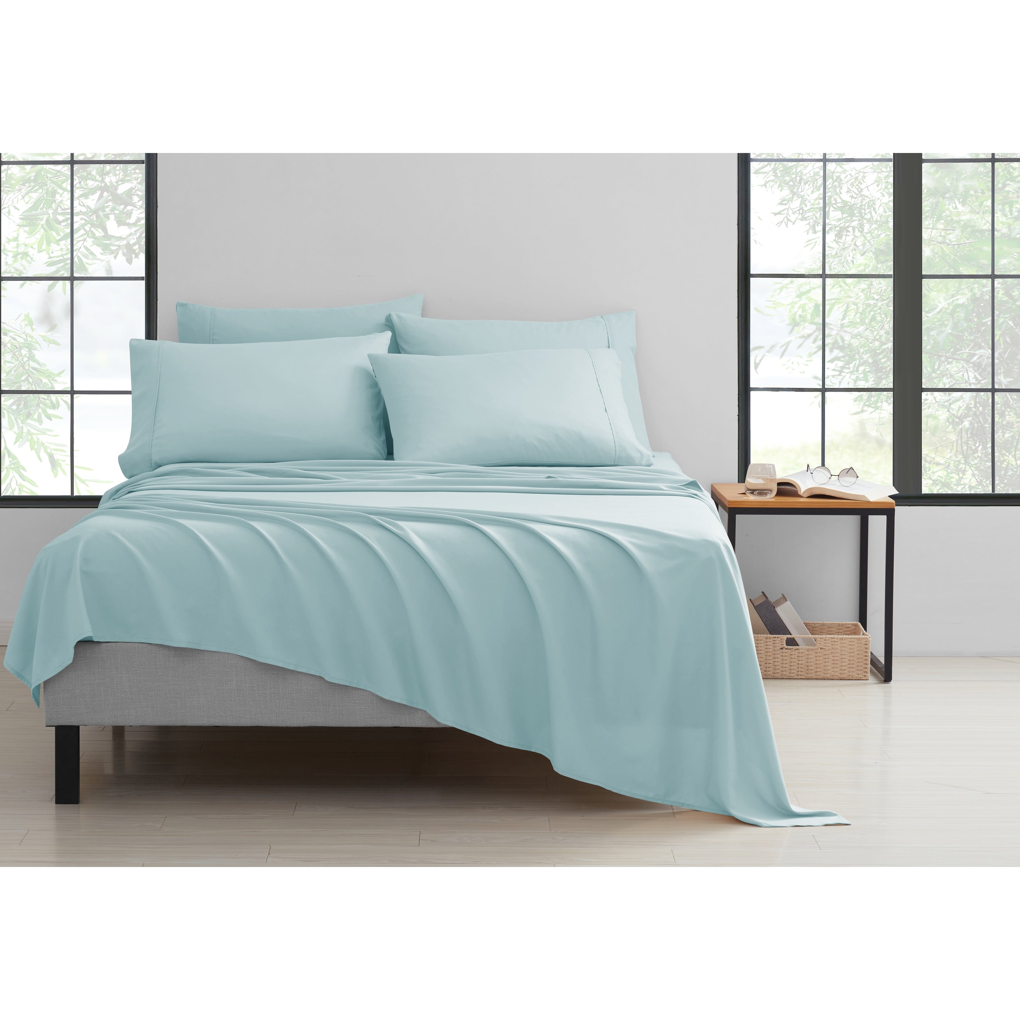 Ensemble de draps de luxe 6 pièces en bambou