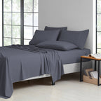 Ensemble de draps de luxe 6 pièces en bambou