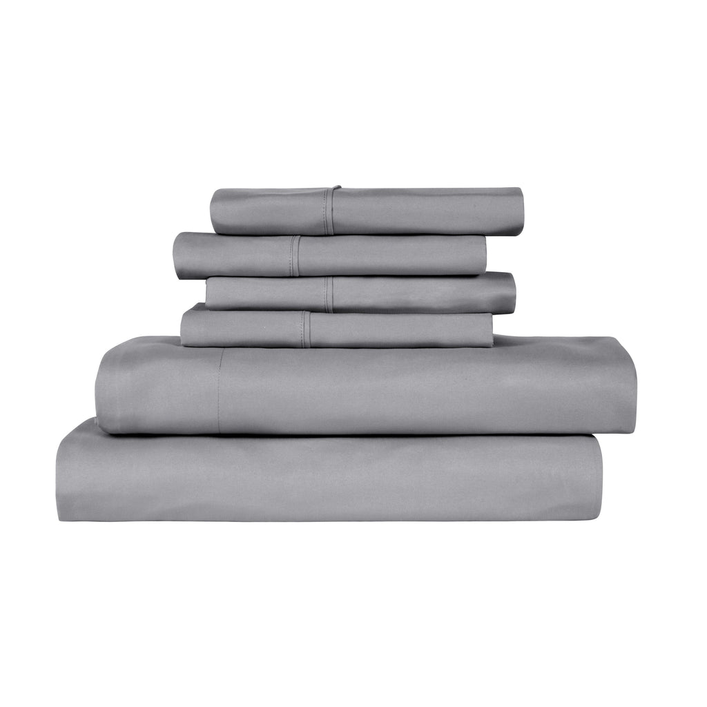 Ensemble de draps de luxe 6 pièces en bambou