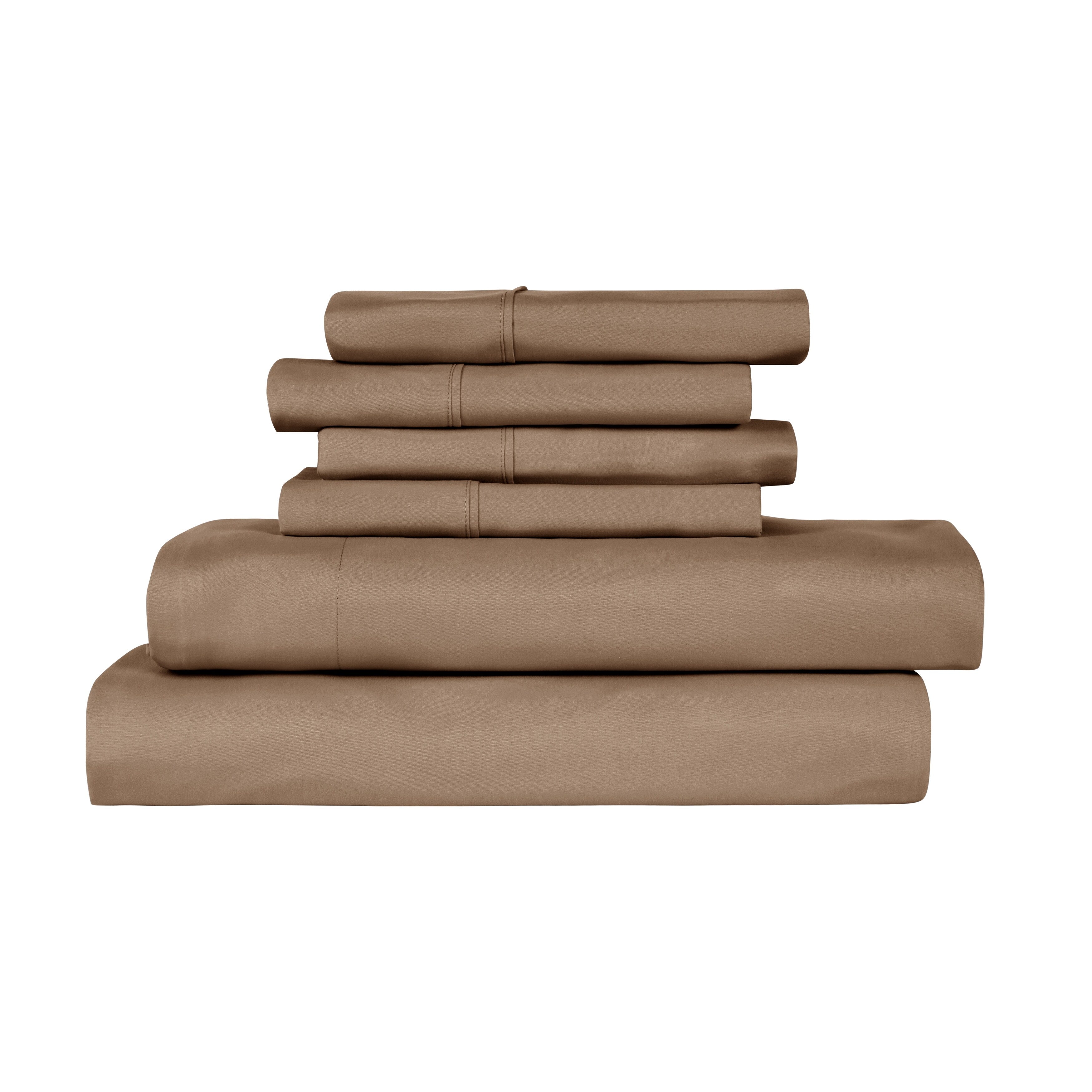Ensemble de draps de luxe 6 pièces en bambou