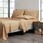 Ensemble de draps de luxe 6 pièces en bambou