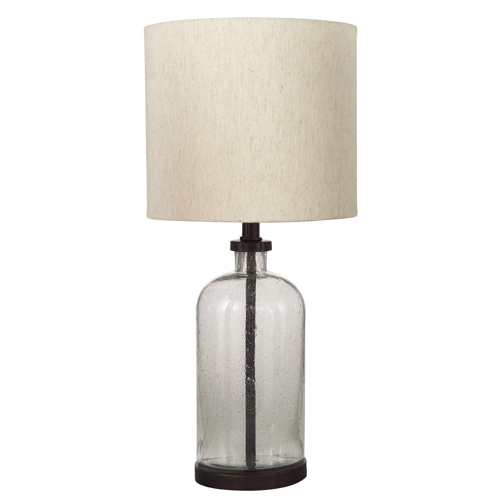 Lampe de table moderne en verre Bandile de style ferme – 10 l x 10 p x 22 h