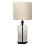 Lampe de table moderne en verre Bandile de style ferme – 10 l x 10 p x 22 h